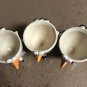 3 Funny Adorable Chicken Egg Cups