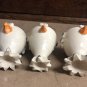 3 Funny Adorable Chicken Egg Cups