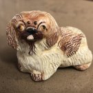 Brown Standing Pekingese Dog Figurine by Basil Matthews - England
