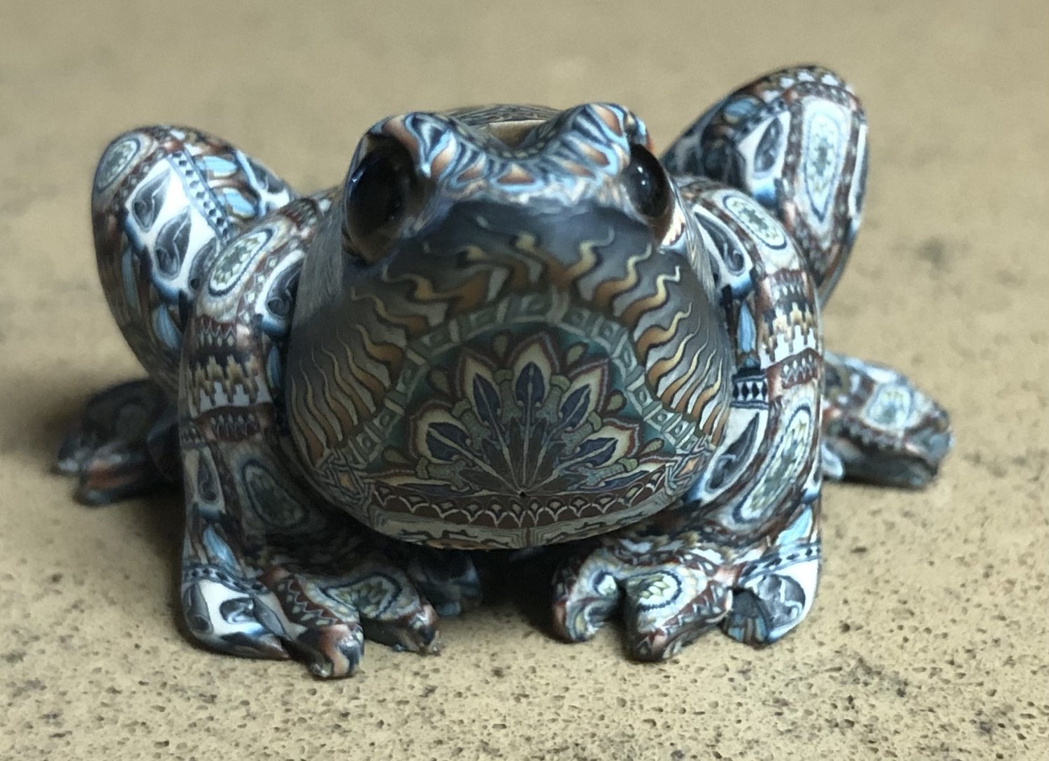 2006 Jon Stuart Anderson Fimo Polymer Clay Baby Frog