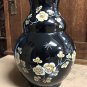 1967 De Porceleyne Fles Delft Black Scratch 7 Inch Tall Vase