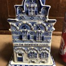 1926 De Porceleyne Fles Delft Blue & White Dutch House Incense Burner