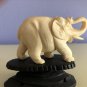 Well Carved Natural Material Elephant on Stand