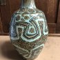 Rare Royal Delft Porceleyne Fles Groen (Green) Craquele Vase