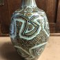 Rare Royal Delft Porceleyne Fles Groen (Green) Craquele Vase