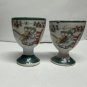 2 Transferware Antique Egg Cups