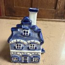 Delft House Ashtray for "Au Bon Gout" Cafe by Velsen Pottery Delft House Ashtray for "Au Bon Gout" Cafe by Velsen Pottery