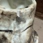 Vintage Newcomb Ceramic Orange Tabby Cat Trash Bin