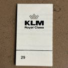 Rare KLM Rynbende Dutch Delft House Collection Booklet # 18