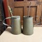 2 Solid Hammered Brass Fire Starters Sets