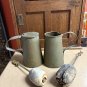 2 Solid Hammered Brass Fire Starters Sets