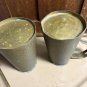 2 Solid Hammered Brass Fire Starters Sets