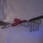 3 for 1 VINTAGE Authentic RETRO RED/ BLACK WOODEN HANDLE KITCHEN TOOLS