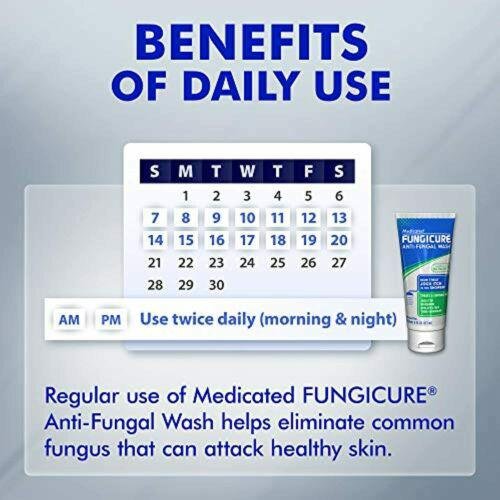 FungiCure Medicated AntiFungal Soap Jock Itch Wash Shower Healthy Feet