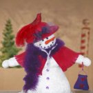 Hi Society snowman pattern  Doll with RED HAT # 1004