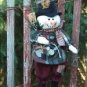# 175 Hanging Snowman doll pattern by Bonnie B Buttons