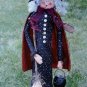 28" slim witch doll pattern #7500 by Bonnie B Buttons