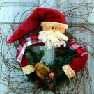 Pattern #3300 Santa in Wreath by Bonnie B Buttons