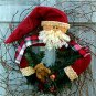Pattern #3300 Santa in Wreath by Bonnie B Buttons