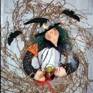 #7210 Witch doll wreath pattern by Bonnie B Buttons
