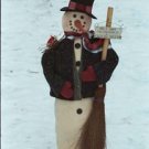 # 1970 37" Snowman doll pattern by Bonnie B Buttons