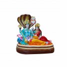 Hindu Gods Lord Vishnu Laxmi Statue Goddess of Wealth | POLYRESIN Idol