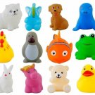 Storio Colorful Floating Baby Toys Bath Aquatic Animals Chu Chu Toys