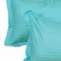 100%Cotton Double King Size Bedsheet +2 Pillow Covers Premium Platinum(Sky Blue)