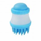 Puppies Pets Bath Massager Silicone Shampoo Dispenser Shower Brush with Comb