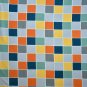 Premium Cotton Double Bedsheets+ 2 Pillow Covers, King Size (Colored Squares)