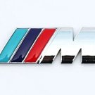 1pc Badge Sticker BMW Decal METAL M Sport Emblem Boot Badge Chrome