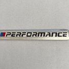 2Pcs BMW M Sport Performance Silver Car Door Exterior/Interior Badge Emblem