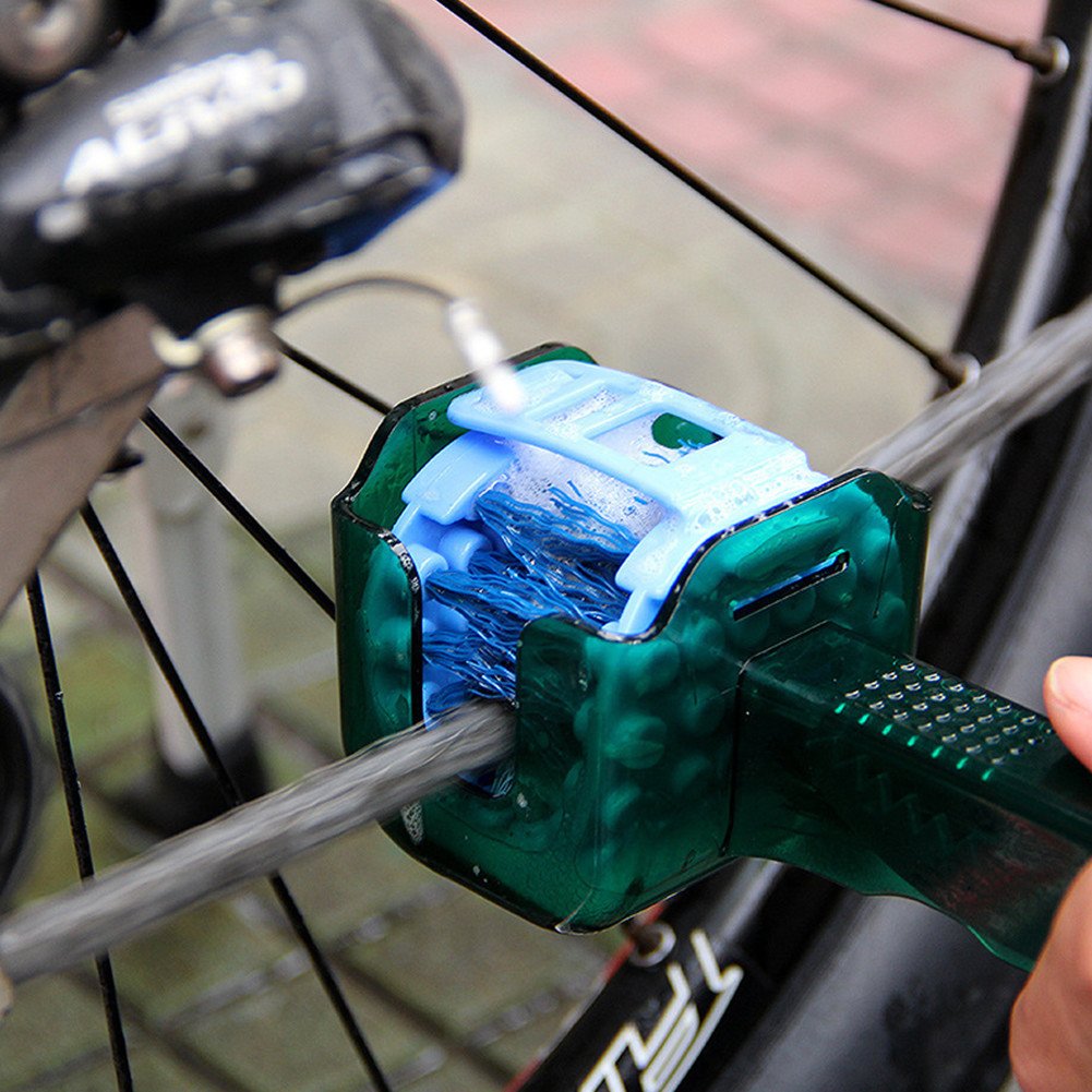 Bicycle Chain Cleaner Scrubber Brush Set