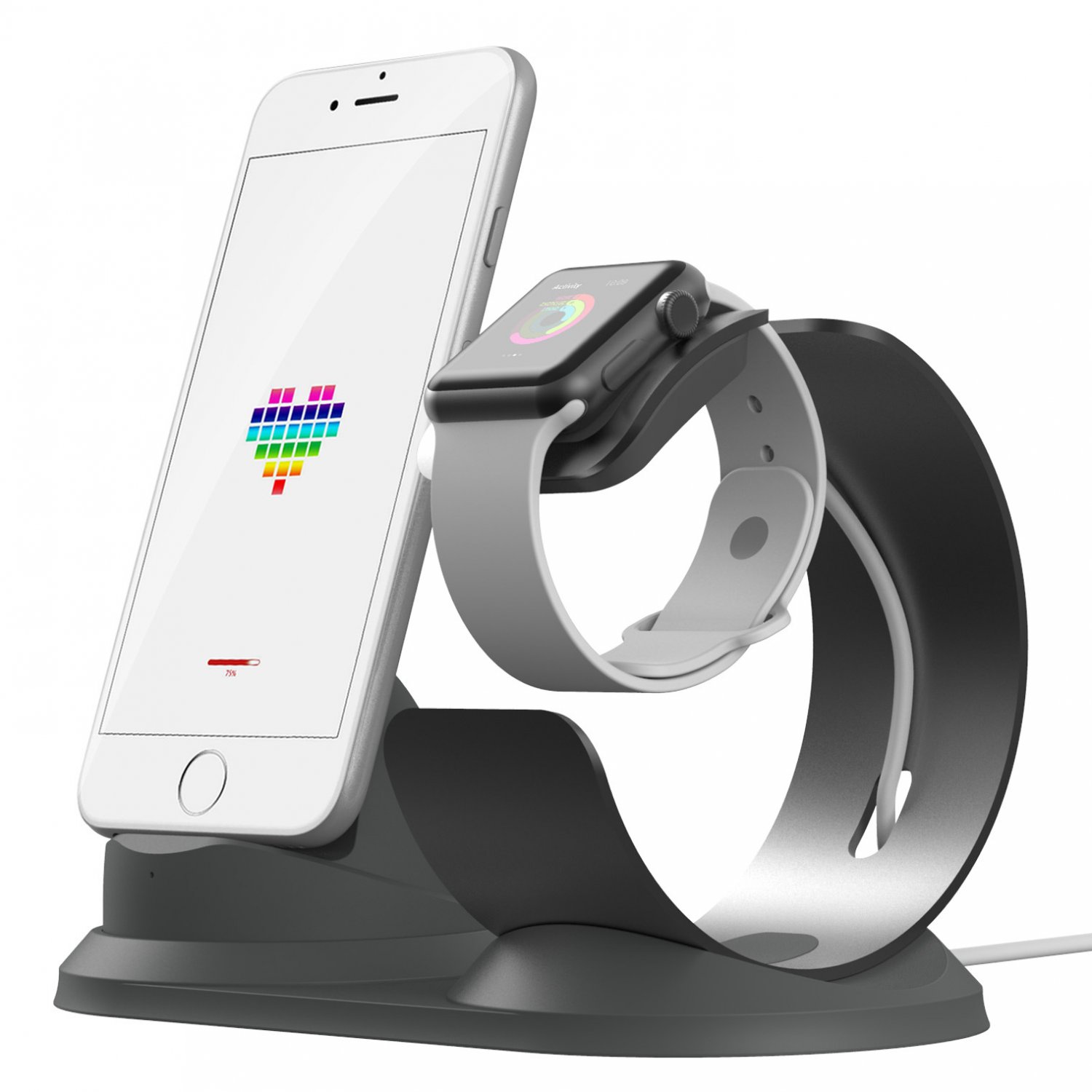 Two In One Aluminum Charging Stand