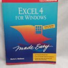 Excel 4 for Windows Made Easy