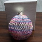 Hand Knitted Christmas Ornament Multicolor - Handmade
