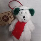 Boyds Bear Muffkins Snowman Christmas Ornament 4"
