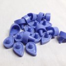 Purple teardrop game pieces 19 purple