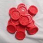 Red Connect4 plastic pieces 19
