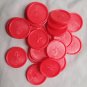 Red Star plastic game pieces 21