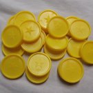 Yellow Star plastic game pieces 21