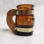 South of the Border amber glass mini beer mug