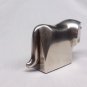 Dansk lion paperweight silver plated