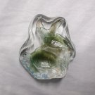 Glass sea turtle paperweight