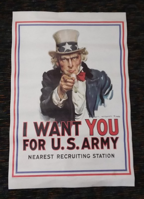 Uncle Sam Army Recruiting Poster