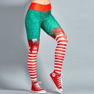 Christmas Print Hip High Waist Fitness Yoga Pants