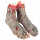Chopped Human Parts Scary Bloody Feet