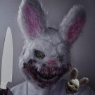Halloween Mask White Bunny Rabbit Bloody Creepy