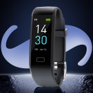 Blood Pressure Fitness Heart Rate Meter Step Temperature Smart Watch
