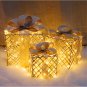 Christmas Lighting Gift Boxes With Bows Indoor Decorations
